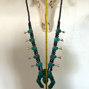 Squash bloom necklace